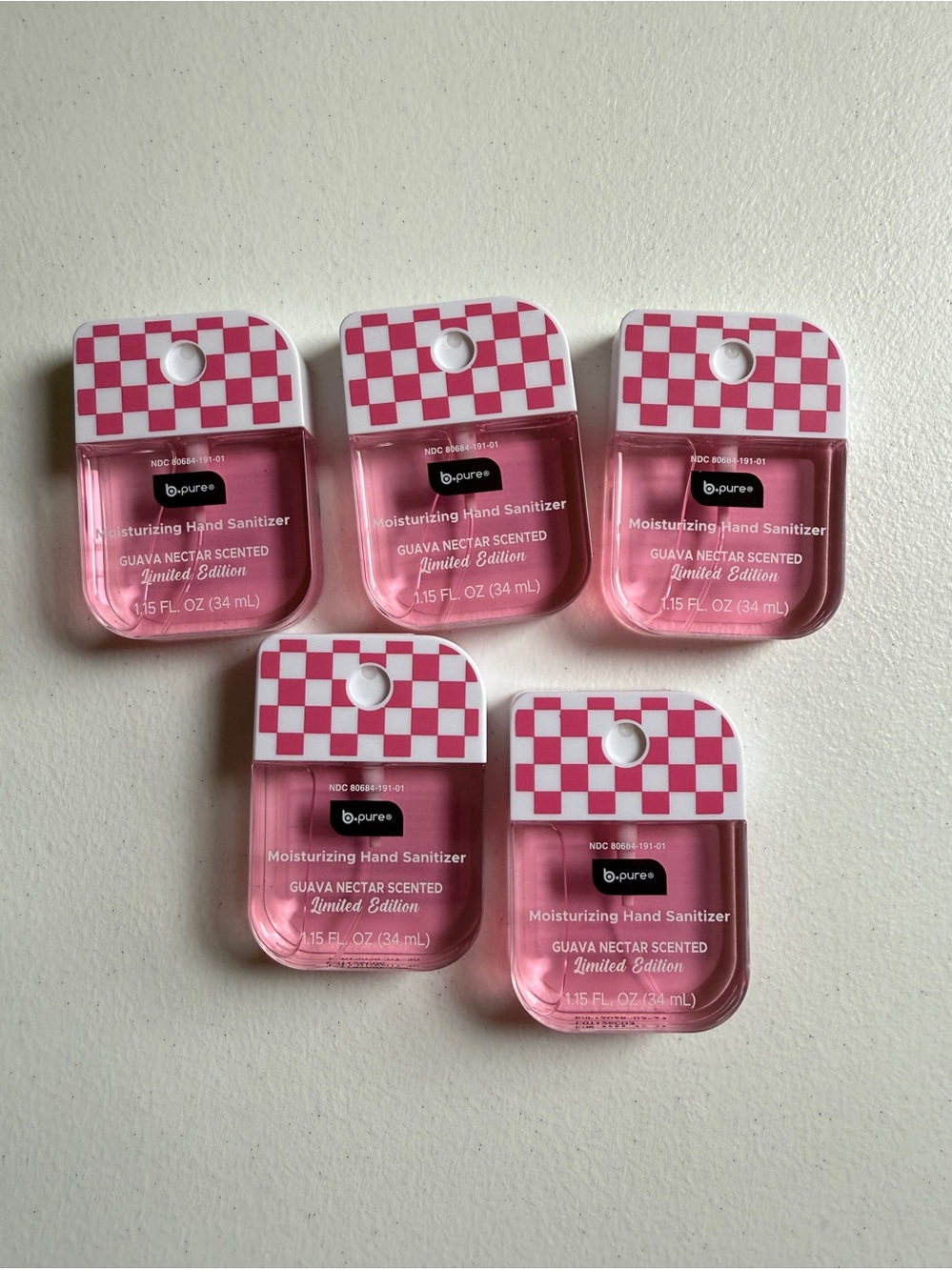 5. b·pure Guava Nectar Moisturizing Hand Sanitizer Limited Edition